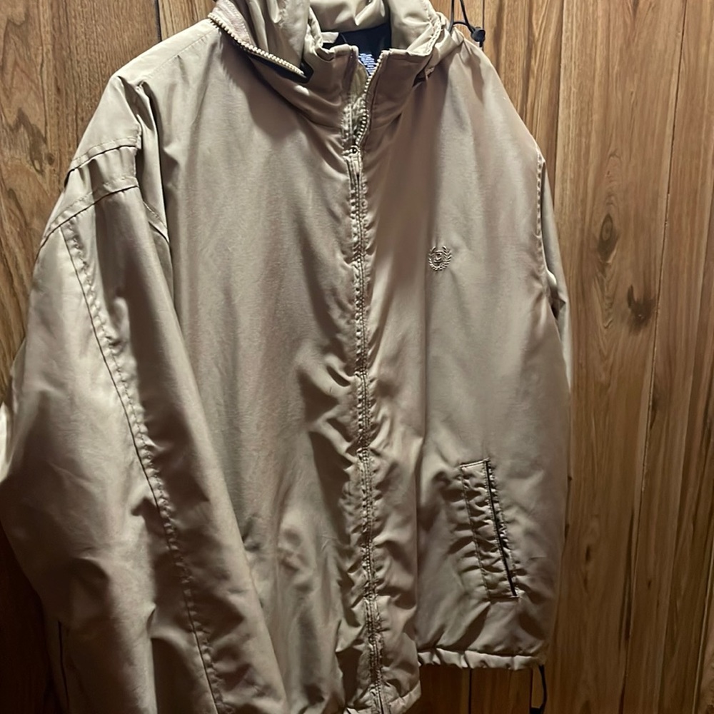 Men’s gold Chaps jacket size XL
